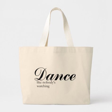 Dance Tote Bag, Ballet Stuff, Dance Design, Bag Quotes, Dance Gifts, Folk Dance, Line Dancing, Casual Accessories, Perfect Tote Bag