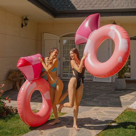 Engagement Party Pool, Ring Floaties, Pink Pool Floats, Ring Pool Float, Bachelorette Pool, Bachelorette Pool Party, Pool Floats For Adults, Pink Diamonds Engagement, Pool Floaties