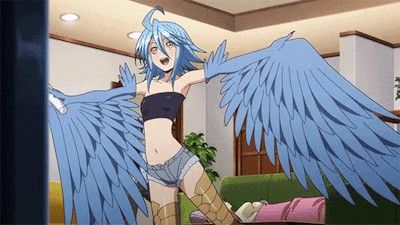 Monster Museum, Western Anime, Wii Sports, Monster Girls, Odd Stuff, Monster Musume, Demon Girl, Japanese Cartoon, Horror Characters