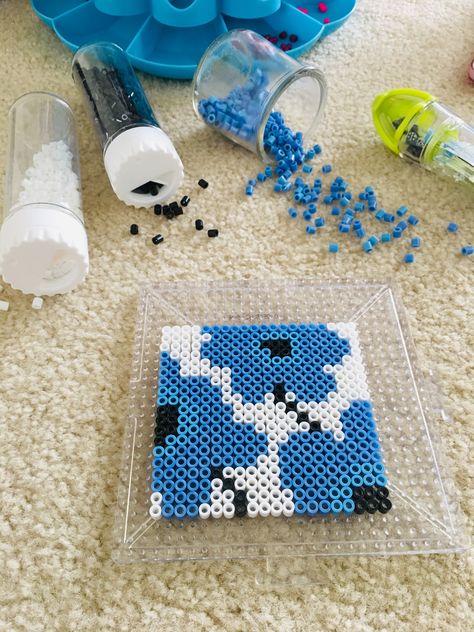 Perler Beads Tea Coaster Perler Beads Ideas Costers, Iron Beads Coaster, Perler Bead Crafts For Adults, Pyssla Coaster, Coaster Perler Bead Patterns, Seed Bead Ideas Projects, Useful Perler Bead Projects, Ironing Beads Ideas Aesthetic, House Perler Beads