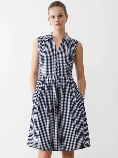 Gingham dress outfit