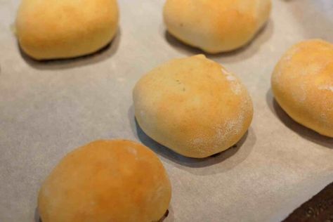 Bierocks Recipe Easy, Rhodes Rolls Recipes, Cabbage Stuffed, Bierocks Recipe, Stuffed Rolls, Yeast Bread Rolls, Rhodes Rolls, No Yeast Dinner Rolls, Bacon Wrapped Pork