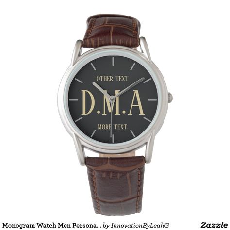 Monogram Watch Men Personalized Elegant Classy 7 Gifts For Best Man, Diy Groomsmen Gifts, Groomsmen Party, Groomsmen Watches, Groomsmen Gifts Unique, Elegant Wedding Stationery, Low Budget Wedding, Best Gifts For Men, Indoor Wedding