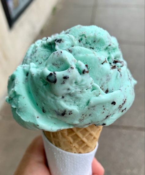 Mint Chocolate Aesthetic, Mint Choco, Mint Chocolate Ice Cream, Mint Chocolate Chip Ice Cream, Frozen Snack, Yummy Alcoholic Drinks, Mint Ice Cream, Yummy Ice Cream, Junk Food Snacks