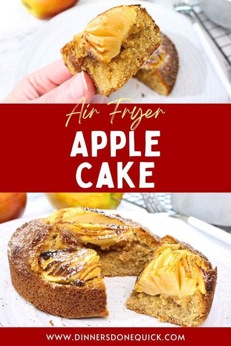 🍏✨ Craving fall flavors? Whip up our 20-Minute Air Fryer Apple Cake! Discover the art of making German Apfelkuchen with your air fryer. Enjoy a warm, delicious slice in no time. Elevate your dessert game effortlessly. 🍰🍁 Ready to bake? Click now! 📌 Air Fryer Apple Cake, Apple Cake, Apple Cake Recipe, How to Make Apple Cake, German Apfelkuchen, Apple Desserts, Apple Dessert Ideas, Dessert Ideas, Fall Desserts, Air Fryer Cake, Homemade Apple Cake, Fall Baking, Quick Desserts, Apple Recipes Airfryer Apple Cake Recipes, Air Fryer Apple Cake Recipes, Air Fryer Cake Recipes Easy, Pumpkin Spice Treats, Apple Cinnamon Cake, Air Fryer Recipes Snacks, Apple Coffee Cakes, Applesauce Cake, Cinnamon Cake