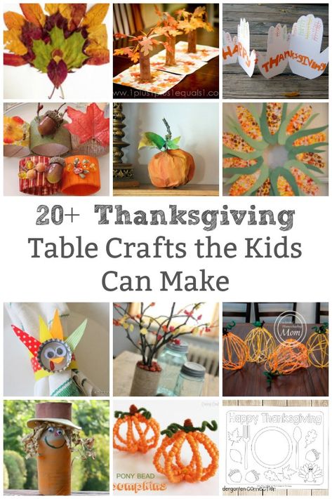 Thanksgiving Centerpieces Kids, Thanksgiving Crafts Kids, Thanksgiving Table Crafts, Thanksgiving Crafts For Church, Fun Fall Crafts For Kids, Thanksgiving Decorations Diy Table, Thanksgiving Table Settings Diy, Thanksgiving Centerpieces Diy, Thanksgiving Table Settings Simple