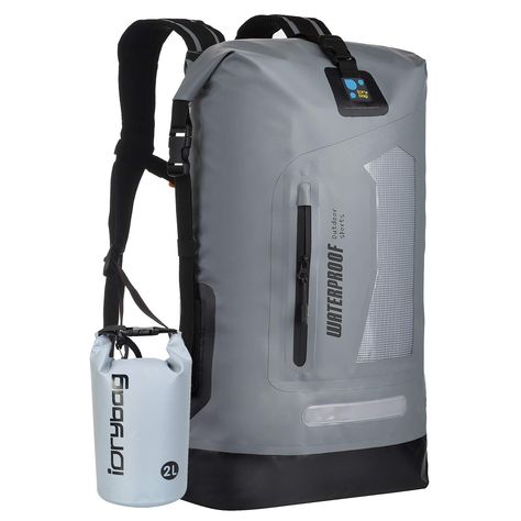 PRICES MAY VARY. 500D Waterproof Material: Idrybag 30L dry bag backpack is constructed from 500D PVC heavy duty material that is waterproof, scratch proof and high performing, ensuring no water can enter from the top of the dry backpack to keep your camping gear dry during adventure. Your waterproof backpack dry bag is double reinforced at all the major pressure points so that it's durable enough and wear-resistant. Idrybag dry bag would definitely be your choice for any tough environment you ma Dry Backpack, Dry Bag Backpack, Waterproof Dry Bag, Backpack Waterproof, Lightweight Backpack, Waterproof Bag, Water Can, Waterproof Backpack, Waterproof Bags