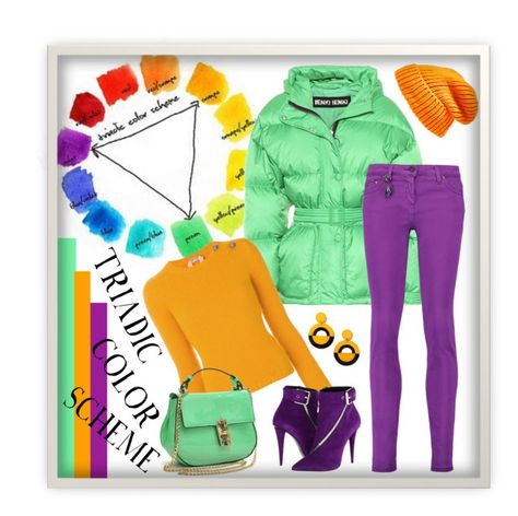 "Triadic Colors Outfit" by giovanina-001 ❤ liked on Polyvore featuring Ienki Ienki, Roberto Cavalli, NÂ°21, Miss Selfridge, Giuseppe Zanotti, Topshop and Dasein Triadic Color Scheme Fashion, Triadic Colors, Triadic Color Scheme, Colors Outfit, Image Consultant, Colourful Outfits, Roberto Cavalli, Giuseppe Zanotti, Miss Selfridge