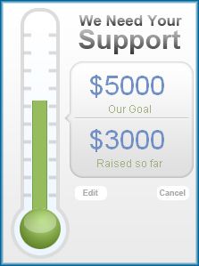 An example of a Fundraising Thermometer created at EFI. Learn how to create and use a Thermometer effectively for your fundraising...  http://www.rewarding-fundraising-ideas.com/fundraising-thermometer.html Building Campaign, Fundraising Thermometer, Pta Membership, Purple Magnolia, Sports Fundraisers, Easy Fundraisers, Church Fundraisers, Pto Ideas, Goal Charts