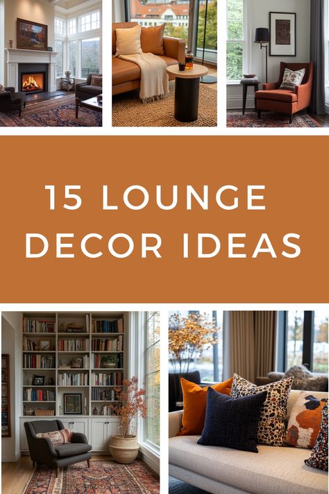 See some perfect ideas for transforming your lounge or living room through decor. Lounge Decoration Ideas, Through Lounge Ideas, Cocktail Lounge Room Ideas, Small Lounge Area, Parlor Room Ideas, Lounge Decorating Ideas, Lounge Decor Ideas, Dark Grey Couches, Types Of Couches