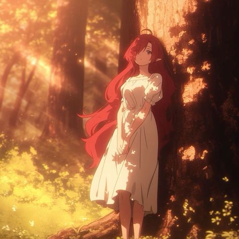 Weiblicher Elf, Anime Boy Hair, The Ancient Magus Bride, Girl Background, Girls With Red Hair, Anime Child, Cute Profile Pictures, Anime Character Drawing, Beautiful Fantasy Art