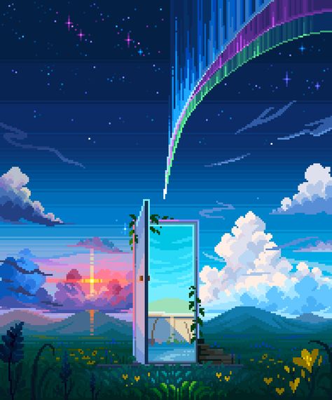 X Fantastic Wallpapers, Another Dimension, Minecraft Pixel Art, A Wallpaper, Art Archive, Japan Art, Creature Art, Instagram Shop, Ever After