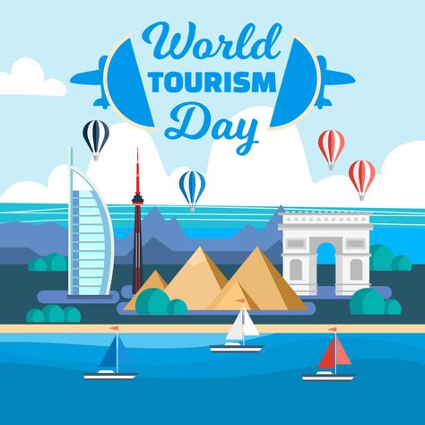 National Tourism Day, Temple Illustration, Illustration Poster Design, Tourism Day, Illustration Poster, Tourist Spots, Illustrations Posters, Illustration Design, Poster Design