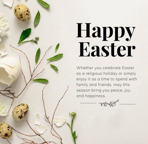 Happy Easter! #happyeaster #easter #familytime #friends #peace #joy #happiness #smile #holiday Blessed Easter Wishes, Easter Family Photos, Happy Easter Weekend, Blessed Easter, Easter 2021, Peace And Happiness, Easter Blessings, Easter Wishes, Easter Weekend