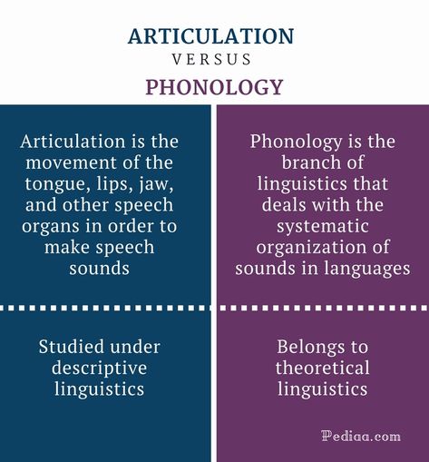 Difference Between Articulation and Phonology | Definition, Meaning, and Characteristics Speech Language Pathology Grad School, Linguistics Study, Basic English Sentences, English Curriculum, Nursing School Notes, English Sentences, Language Study, Speech Language Pathology, What Is The Difference Between