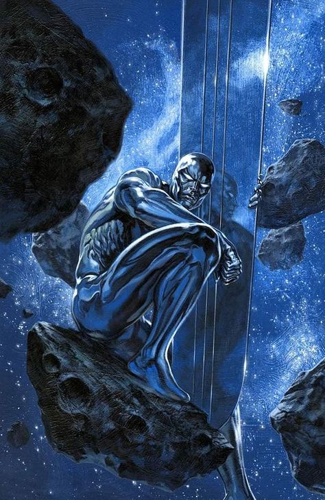 Silver Surfer Art by Gabriele Dell"Otto Dell Otto, Silver Surfer Comic, Surfer Art, Marvel Character Design, Bd Art, Ghost Light, Marvel Artwork, Marvel Vs Dc, Marvel Comics Art