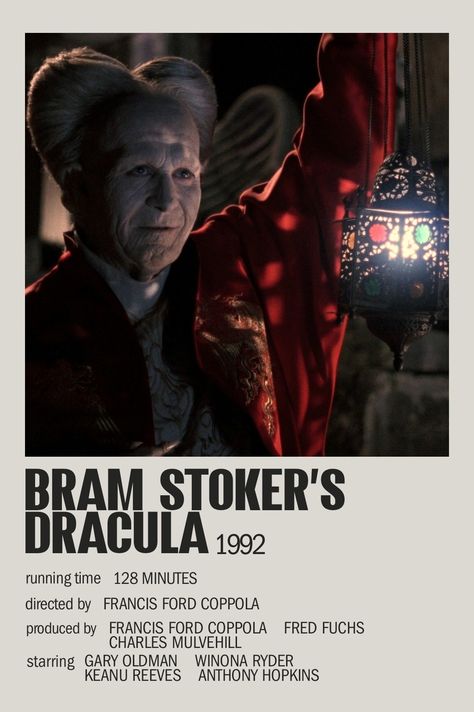 Bram Stocker’s Dracula, Dracula Movie Poster, Dracula Poster, Dracula Bram Stoker, Gothic Movies, Dracula Movie, Dracula Film, Polaroid Movie Poster, Dance Movies