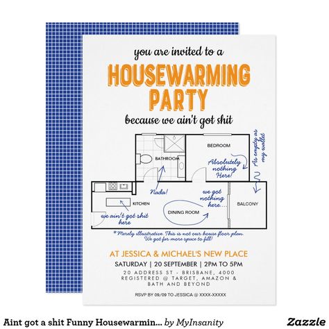 Aint got a shit Funny Housewarming Party Invitation Funny Housewarming Invitations, Themed Housewarming Party, Housewarming Invitation Cards, Housewarming Invitations, Funny Invitations, Urban Ideas, Housewarming Invitation, Housewarming Party Invitations, Thank You Party