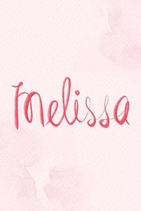 Psd Melissa name pink word typography | premium image by rawpixel.com / Busbus Melissa Name, Pink Word, Typography Psd, Word Typography, Calligraphy Words, Free Illustrations, Free Design Resources, Design Resources, Art Work