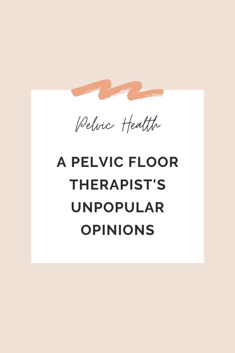 Peep a pelvic floor physical therapist’s *soapbox worthy* unpopular opinions – aka the pelvic health facts that miiiiiiight challenge or contradict what you’ve been told by your doctor, seen on social media, taught by your mom, or heard from your bestie. Pelvic Floor Health, Floor Quotes, Pelvic Floor Physical Therapy, Pelvic Floor Therapy, Health Memes, Woman Health, Pelvic Health, Pelvic Floor Dysfunction, Therapist Office