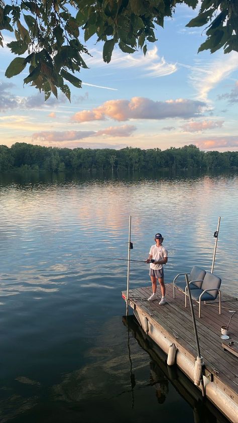 #travel #lifestyle #pinterest #fishing #summerinspo #travelinspo #photography #nature #lovenature #naturelove #travelphotography #candid #candidmoment #candidphoto #candidtravel #gonefishing #picoftheday #aesthetic #aestheticphoto #lakeday #lake #riverday #river #outdoors #thegreatoutdoors #sittingonthedock #fishingonthedock #weekend #relaxing #relax #vacation #influencer #fallinspo #fall Fishing Aesthetic, Ture Love, Fall Inspo, Gone Fishing, Photography Nature, Travel Inspo, Travel Lifestyle, Aesthetic Photo, The Great Outdoors