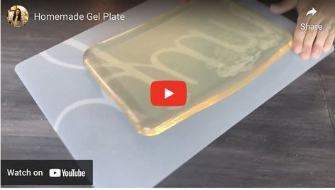 Another recipe for making a gel print plate using alcohol along with glycerin. Jello Jigglers, Gel Plate, It's Too Hot, Essential Oil Mixes, Double Boiler, Oil Mix, All Vegetables, Printed Plates, Rubbing Alcohol