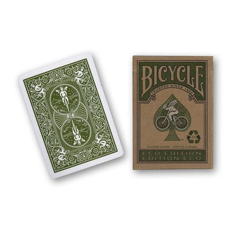 Bicycle Eco Edition Playing Cards Plastic Playing Cards, Bicycle Cards, Playing Card Games, Bicycle Playing Cards, Playing Card Deck, Poker Cards, Magic Shop, Magic Book, Magic Tricks