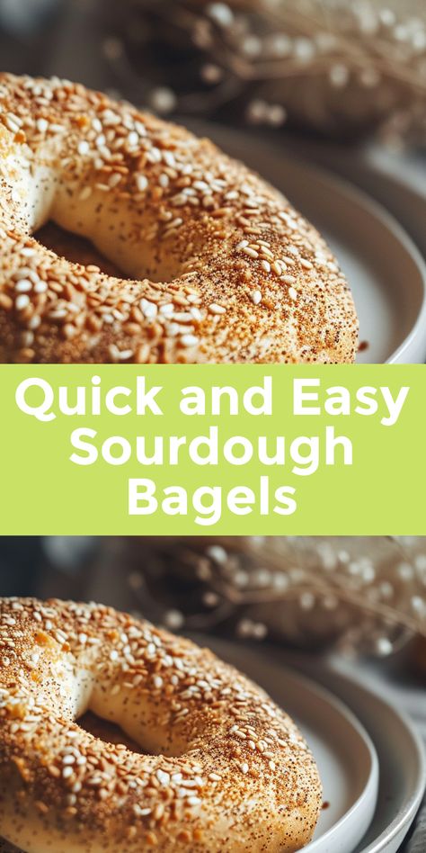 Enjoy quick and easy homemade sourdough bagels with this straightforward recipe. King Arthur Bread, Sourdough Bagel, Bagel Recipes, Active Sourdough Starter, Sourdough Bagels, Plain Bagel, Sourdough Pancakes, Over Easy Eggs, Homemade Sourdough