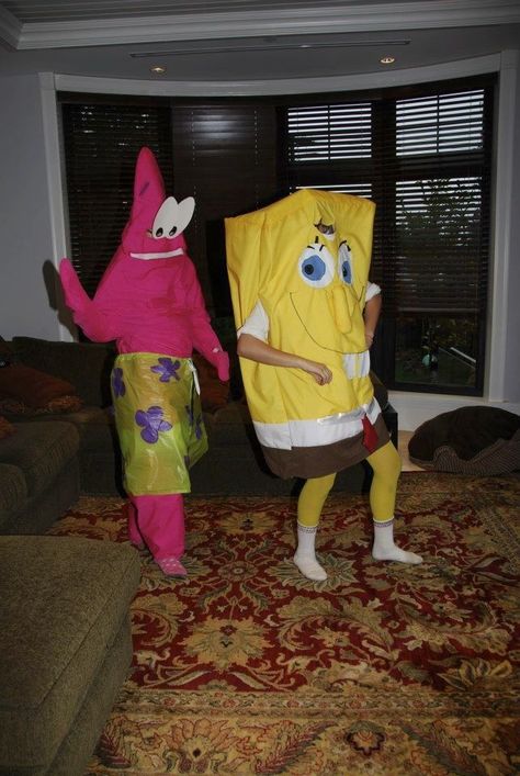 Patrick Costume, Spongebob And Patrick Costumes, 2023 Costumes, Spongebob Costume, Spongebob And Patrick, Duo Costumes, Star Costume, Pretty Halloween Costumes, Duo Halloween Costumes