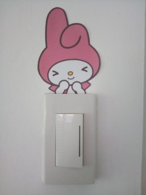 I decorated my light switch with my fave character 💕 Cute Light Switch Covers Diy Paint, Switchboard Painting, Light Switch Covers Diy, Kitty Ideas, Hello Kitty Room Decor, Hello Kitty Decorations, Hello Kitty Rooms, Room Decorations, Light Switch Covers