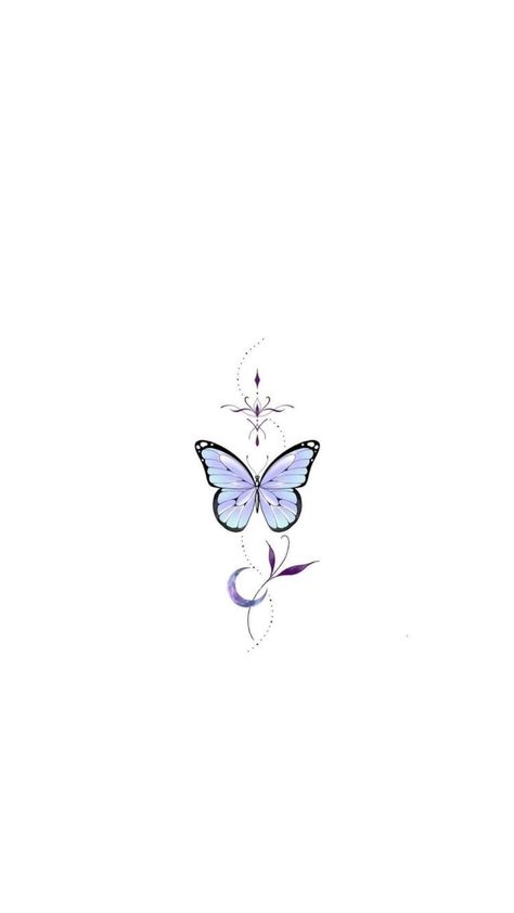 White Background Butterfly, Small Shoulder Tattoos, Butterfly Tattoos For Women, Small Pretty Tattoos, Butterfly Wallpaper Iphone, Simple Phone Wallpapers, Butterfly Drawing, Phone Wallpaper For Men, Cute Wallpaper For Phone