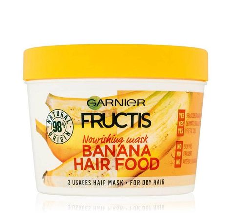 Ogx Hair Products, Banana Mask, Banana Hair Mask, Natural Hair Routine, Banana For Hair, Garnier Fructis, Beauty Makeover, Hair Masque, Herbal Essences