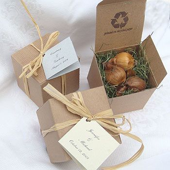 iris favors  | Iris bulbs great for a fall wedding favor. :) Summer Presentation, Budget Wedding Favours, Favor Table, Spring Wedding Favors, Tulip Wedding, Eco Wedding, Best Wedding Favors, Flower Bulbs, Wedding Favors Fall