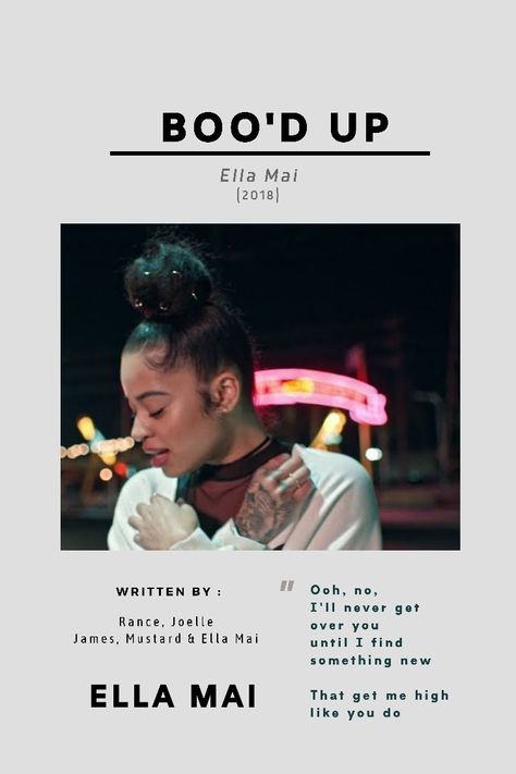 Songs Quotes, Ella Mai, Music Lyrics Songs, Song Artists, Song Quotes, Music Lyrics, Song Lyrics, Music Video, Music Videos