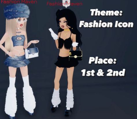 DTI (DRESS TO IMPRESS) ROBLOX GAME // OUTFIT INSPIRATION // THEME: FASHION ICON Fashion Icon Dress To Impress, Gamer Outfit, Icon Dress, Fashionable Aesthetic, Fashion Week Dresses, Icon Fashion, Fashion Figure Drawing, Game Outfit, Roblox Game