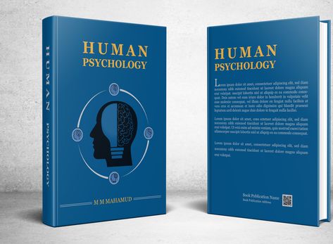 Psychology Book Cover Design, Psychology Project Ideas, Cover Pages Design, Psychology Project, Human Psychology, Human Human, Notebook Ideas, Cover Page, Psychiatry