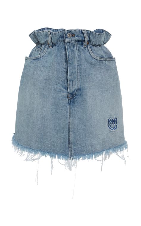 Miu Miu Denim Skirt, Miu Miu Skirt, Plus Size Clothing Uk, Denim Skirt Outfit Summer, Black Denim Skirt Outfit, Skirt Denim, Modest Clothing, Skirt Maxi, Denim Skirt Fashion