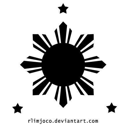 3 stars and a sun 3stars And A Sun Tattoo, 3 Stars And A Sun Tattoo Filipino, Filipino Star, 3 Stars And A Sun, A Sun Tattoo, Philippines Tattoo, Simple Compass Tattoo, Wrist Band Tattoo, Simple Compass