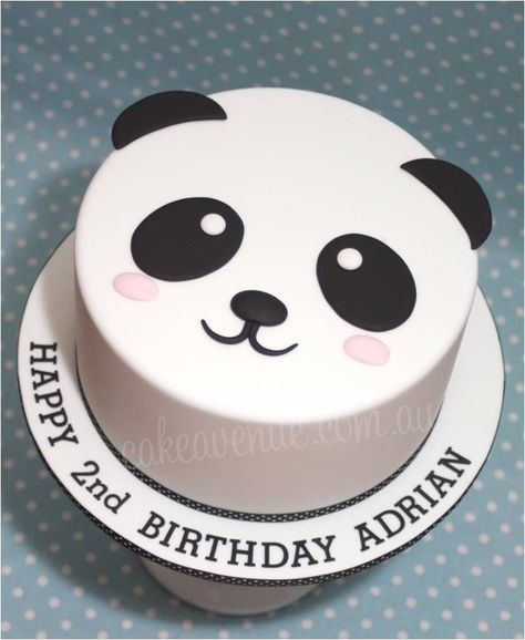 Panda Birthday Cake, Bolo Panda, Toddler Birthday Cakes, Panda Birthday Party, Panda Birthday, Animal Cakes, Amazing Wedding Cakes, Barbie Cake, Baby Birthday Cakes