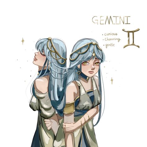 Gemini ♊ ! ill say that i really am enjoying this series and hi to my new followers!! . but the anatomy was a pain tbh T-T really love the colour theory here tho . . . . . #art #digitalart #digitalartist #artistsupport #gemini #zodiacs #astrology #zodiacsigns #zodiacsignschallenge Gemini Character Design, Gemini Sketch, Gemini Character, Zodiac Gemini Art, Gemini Art, Colour Theory, New Followers, Gemini Zodiac, Color Theory