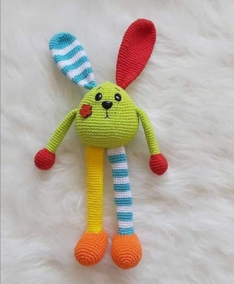 Round Amigurumi Animals, Crochet Toys Free, Crochet Disney, Crochet Bunny Pattern, Bunny Crochet, Crochet Baby Toys, Crochet Rabbit, Crochet Animals Free Patterns, Haken Baby