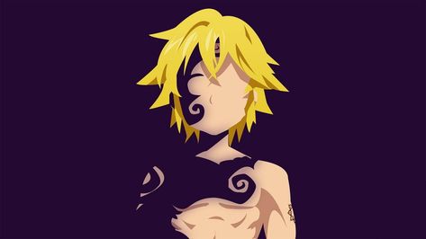 Why there’s a lot of pins on this ? Seven Deadly Sins, Wallpapers, Anime, Black