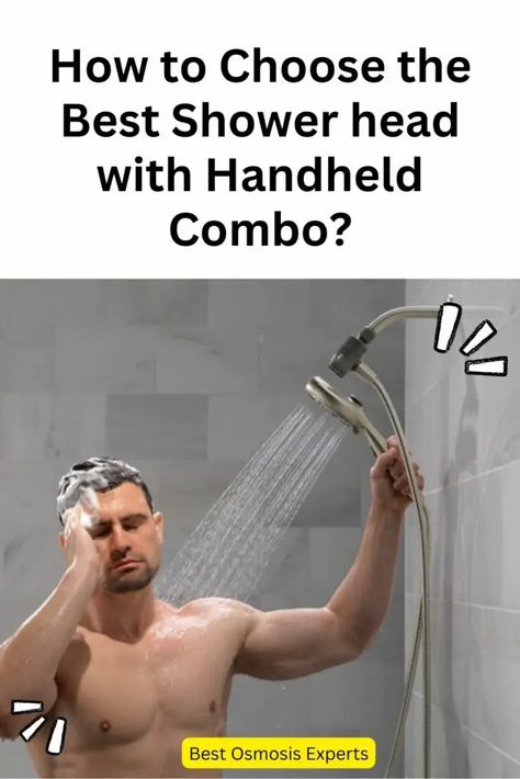 How to Choose the Best Shower head with Handheld Combo 1 Best Shower Heads For Pressure, Hand Held Shower Head Ideas, Shower Heads With Handheld, Best Rain Shower Head, Brushed Nickel Shower Head, Stylish Shower Curtain, Bathroom Shower Heads, Dry Itchy Skin, Low Water Pressure