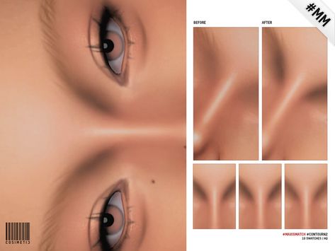 Nose Contour, Sims 4 Tsr, Sims 4 Traits, The Sims 4 Skin, Makeup Cc, The Sims 4 Pc, Skin Details, The Sims 4 Packs, Sims 4 Cc Makeup