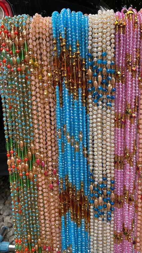 Wholesale Crystal Waist Beads - Etsy Waist Beads Photoshoot Ideas, African Waist Beads Ideas, Traditional Party Waist Beads, Colorful Beaded Waist Chain For Party, Waist Beads Designs, Waistbeads Aesthetics, Waist Beads Outfit, Waistbead Ideas, Waistbeads Designs