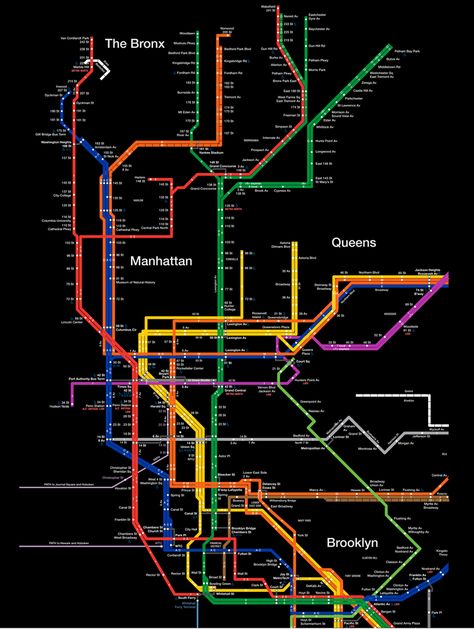 Subway Map Design, Subway Map Art, New York Subway Map, Painting Castle, Teaching Maps, Nyc Subway Map, Tube Map, Tokyo Subway, New York City Subway