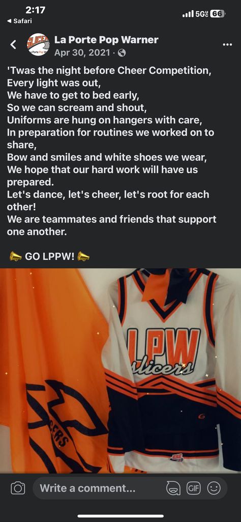 Twas The Night Before Competition, Night Before Cheer Competition Poem, Night Before Cheer Competition, Night Before Competition, Meal Train, Cheer Competition, Meal Train Recipes, Competitive Cheer, Twas The Night