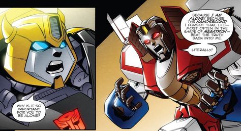 YOU HAVE MEH, STAR Starscream And Bumblebee, Starbee Transformers, Idw Starscream, Transformers Earthspark, Transformers Starscream, Transformers Funny, Transformers Bumblebee, Transformers Comic, Transformers 3