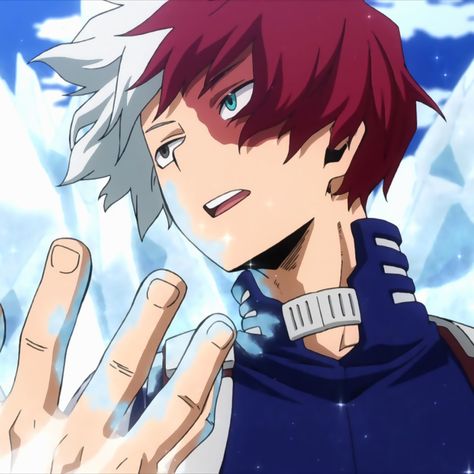 Todoroki Screencaps, Todoroki Icon, Icy Hot, Pin Pics, Anime Version, My Hero Academia Shouto, Anime Room, Cool Anime Pictures, My Hero Academia Episodes