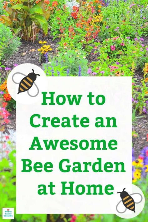 Bee Garden Ideas Landscapes, Bee Friendly Yard, Honey Bee Garden Ideas, Bee And Butterfly Garden Layout, Bee Friendly Garden Design, Pollinator Garden Layout, Bee Garden Design, Garden Pollinators, Bee Yard